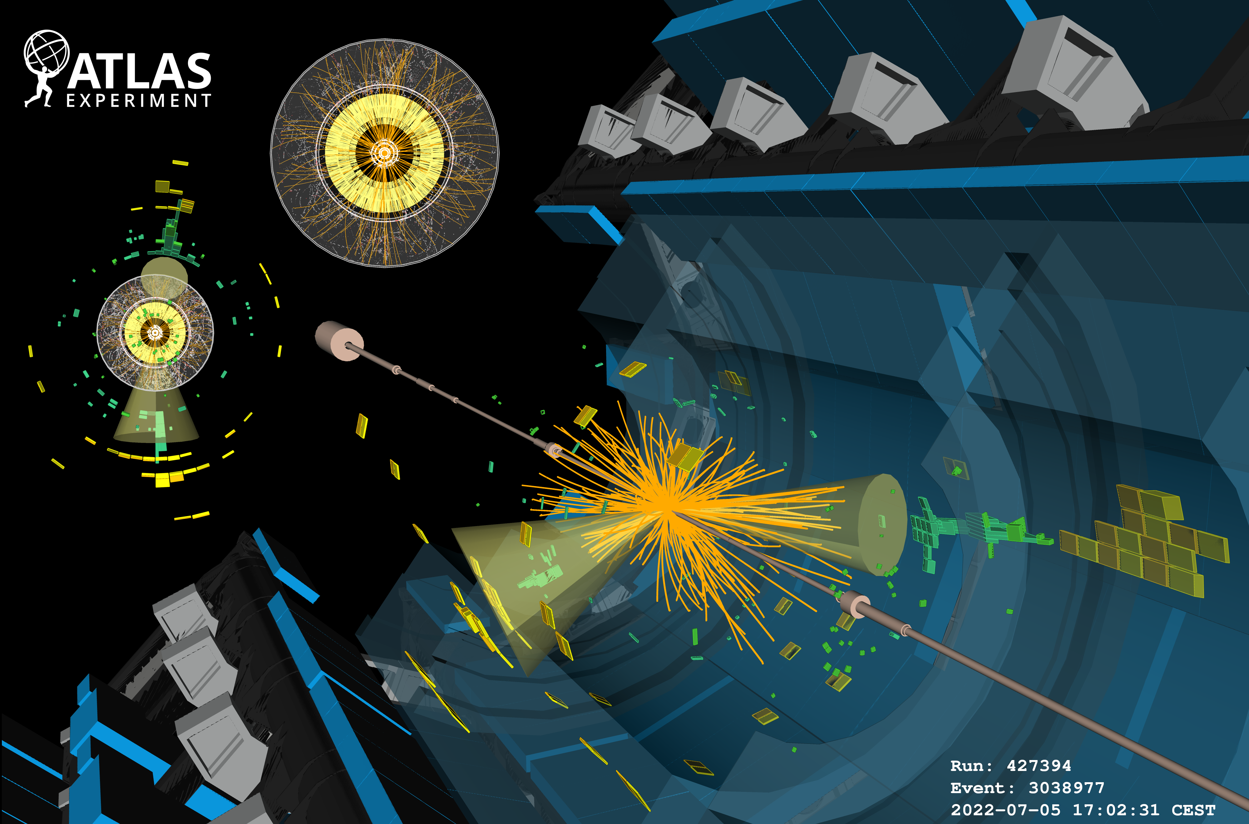 First collisions in ATLAS to start Run 3